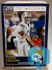 2021 Chronicles Score Draft Picks Zach Wilson #61 Rookie